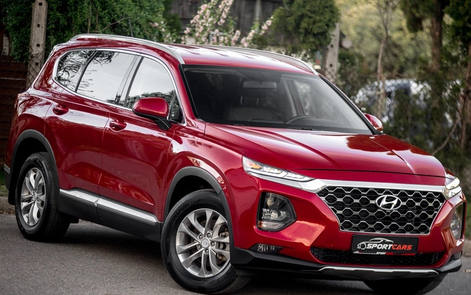 Hyundai Santa Fe cena 104900 przebieg: 17200, rok produkcji 2019 z Debrzno małe 596